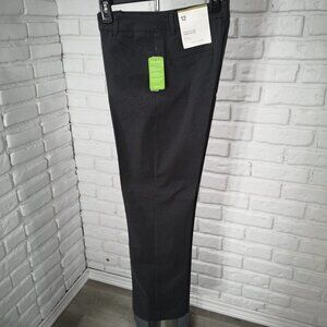 NWT Reitmans Ladies Size 12 Petite Grey Plaid Pull On Style High Rise Pants